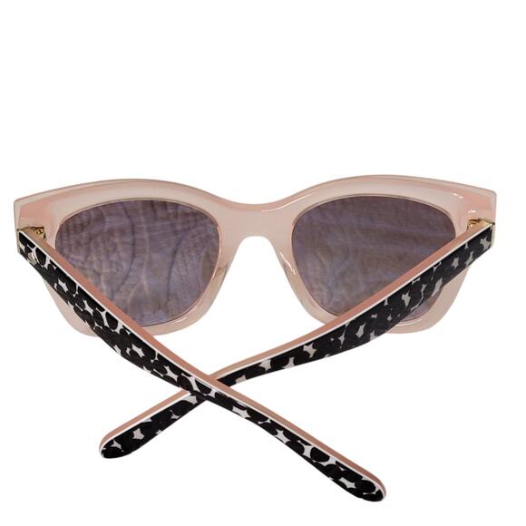 Kate Spade Emmy louis Women's Designer Blush Pink Sunglasses Square Cat Eyes - Picture 5 of 11